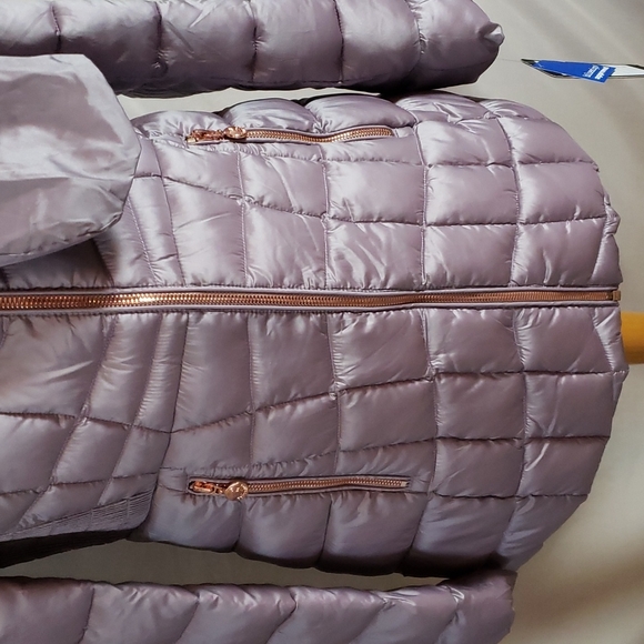 NEW Bernardo EcoPlume Hooded Packable Jacket - Picture 3 of 12